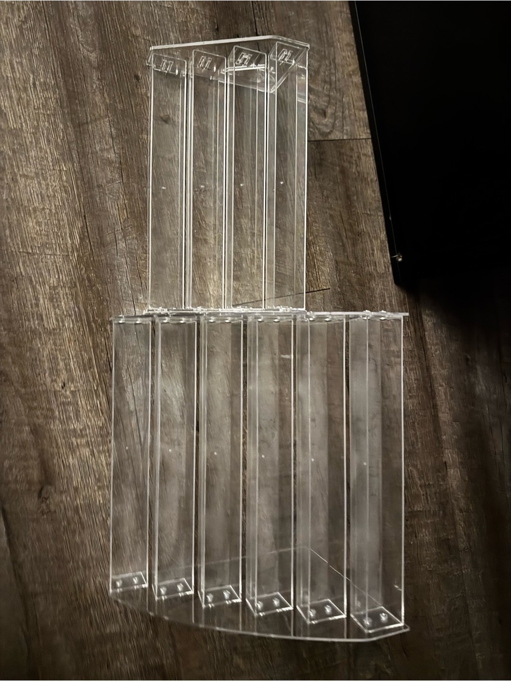Clear Acrylic Storage Organizer for sunglasses. Larger and smaller one